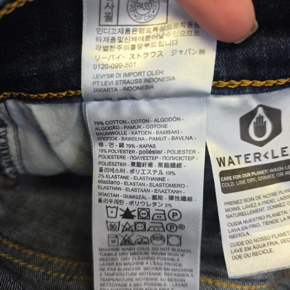 Levis Jeans Women 10M Blue Classic Bootcut Mid Rise Dark Wash Cowboy Western USA